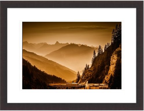 Arlberg Pass Landscape Abendstimmung Twilight

